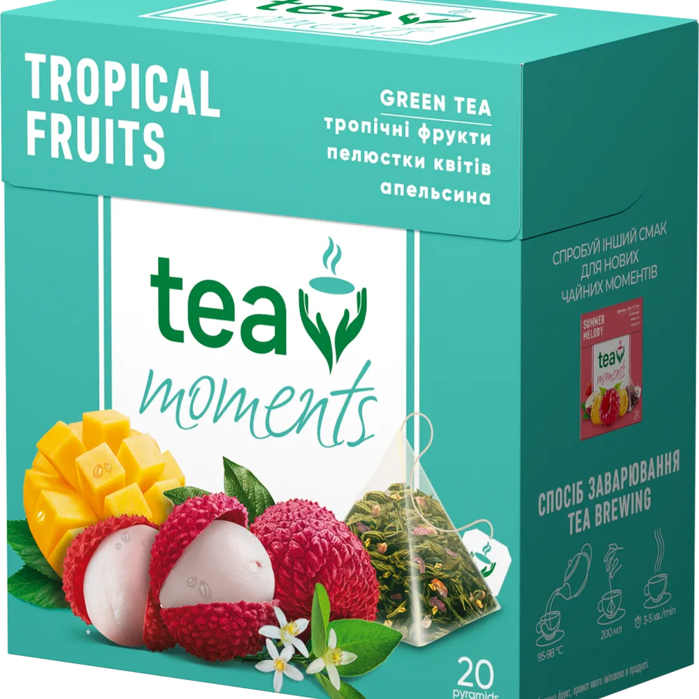 Чай Tea moments Тропічні фрукти 20пір  арт. 04327 
