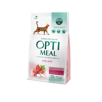 Сухий корм для котів Opti Meal Extra Taste 700гр  арт. 09526