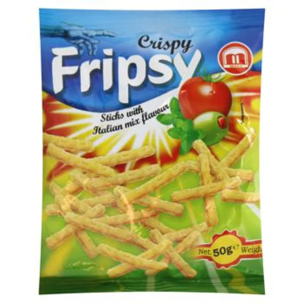 Фріпси Crispy томат/оливки 50гр  арт. 02232 