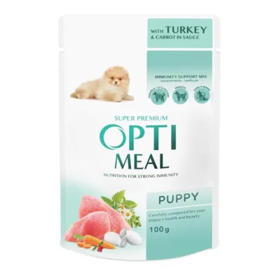Рідкий корм для собак Opti Meal Індичка 85гр  арт. 07480