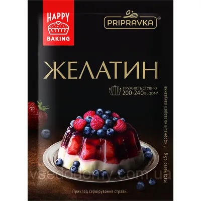 Приправа Желатин Pripravka 15гр  арт. 01680