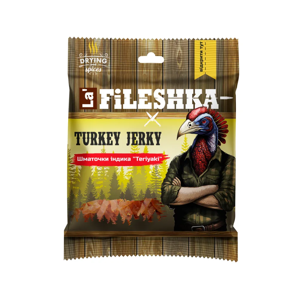 М'ясо індика La Fileshka Теріякі 45гр  арт. 07890 