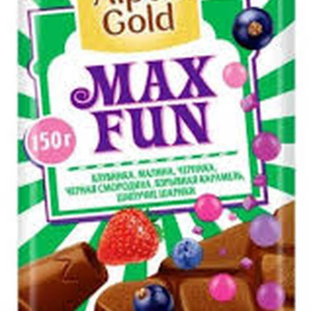 Шоколад Max Fun Ягід.мікс 150гр  арт. 01823 