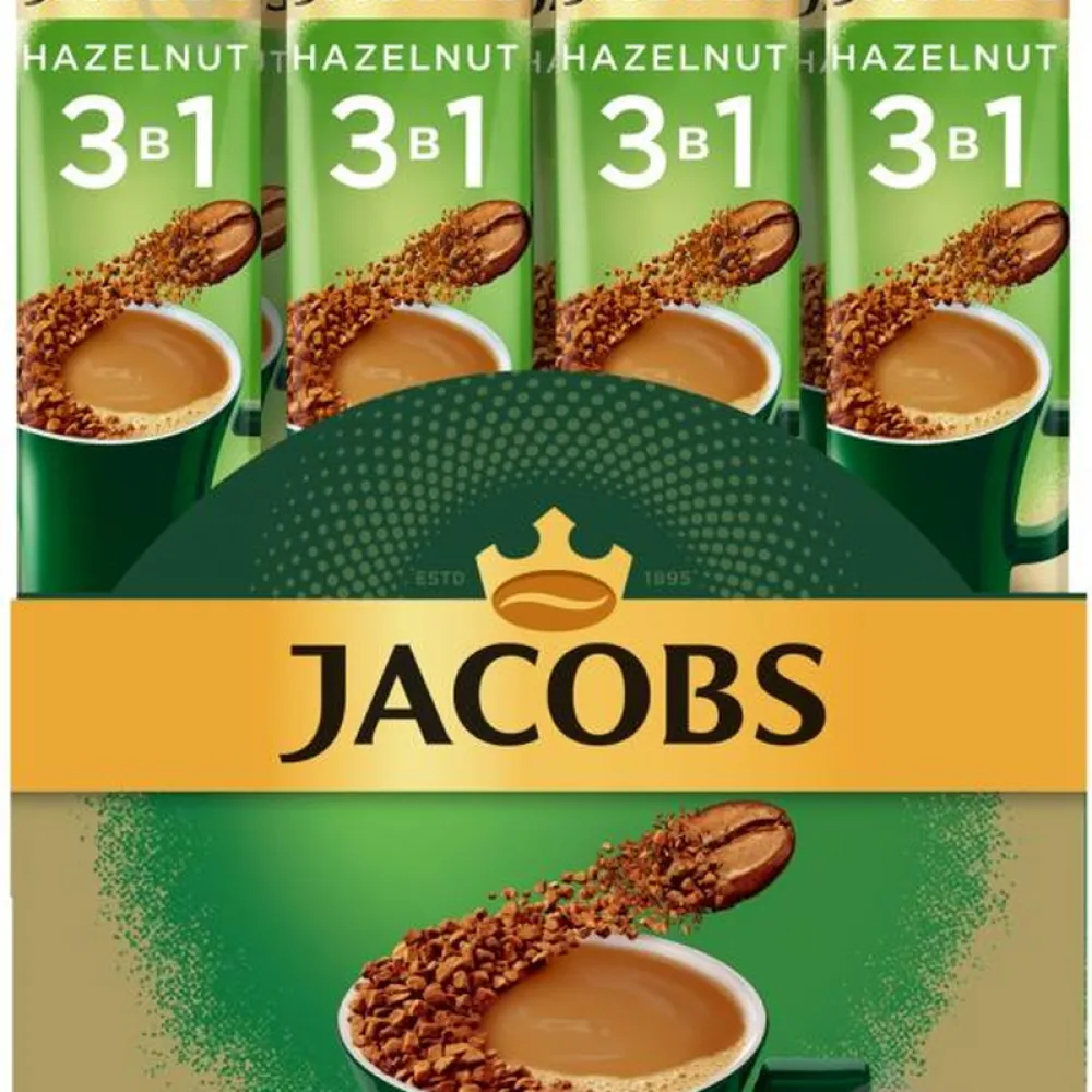 Кава стік Jacobs 3в1 ліс.горіх 15гр  арт. 08388 