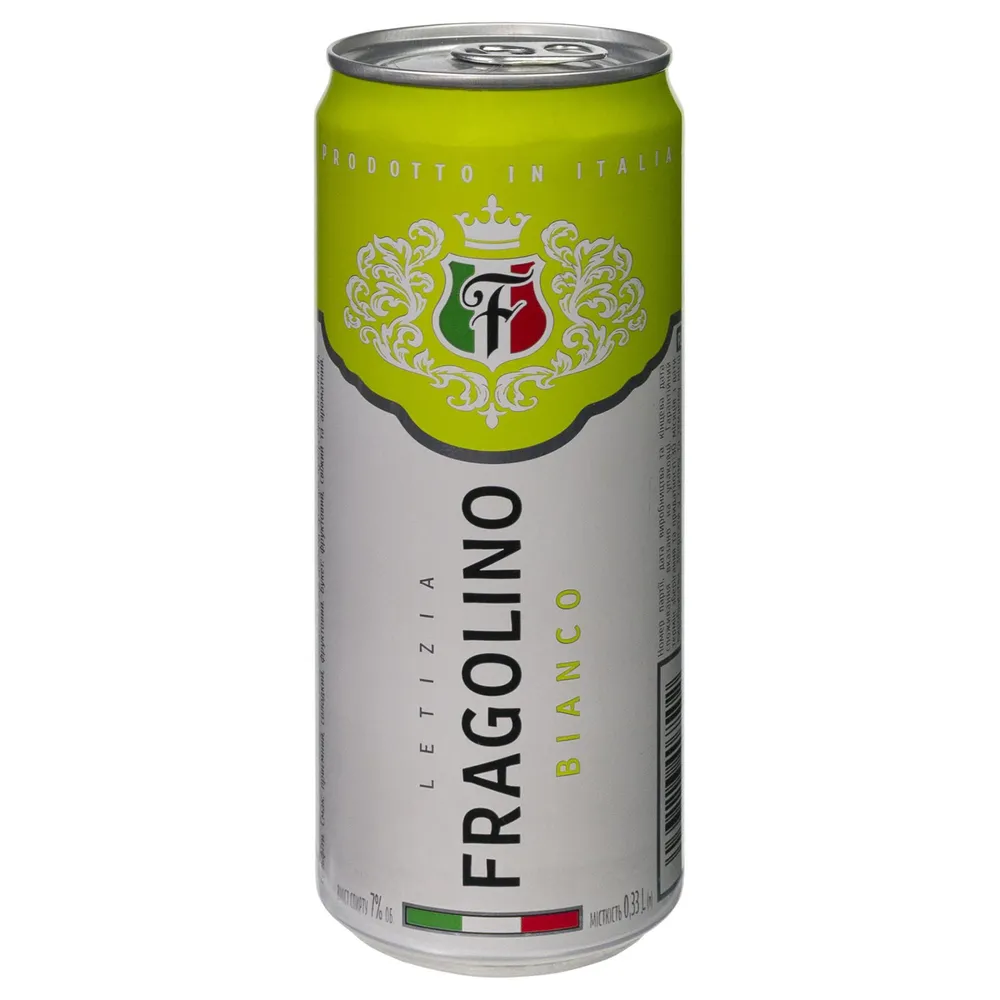 Напій винний Fragolino Bianco з/б 0.33л  арт. 06486 