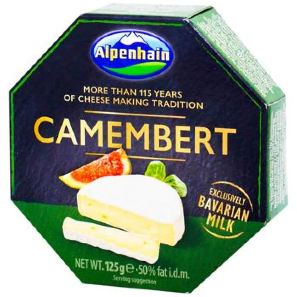 Сир Alpenhain Steffel Camembert 125гр  арт. 10368 
