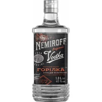 Горілка Nemiroff Original 1.0л  арт. 03986