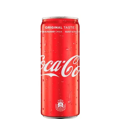 Напій газований Coca-Cola з/б 0.25л  арт. 05533