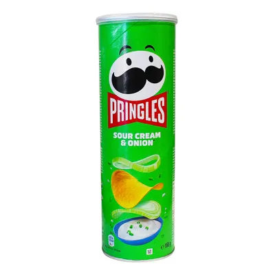 Чипси Pringles з соусом та зеленою цибулею 165гр  арт. 00051