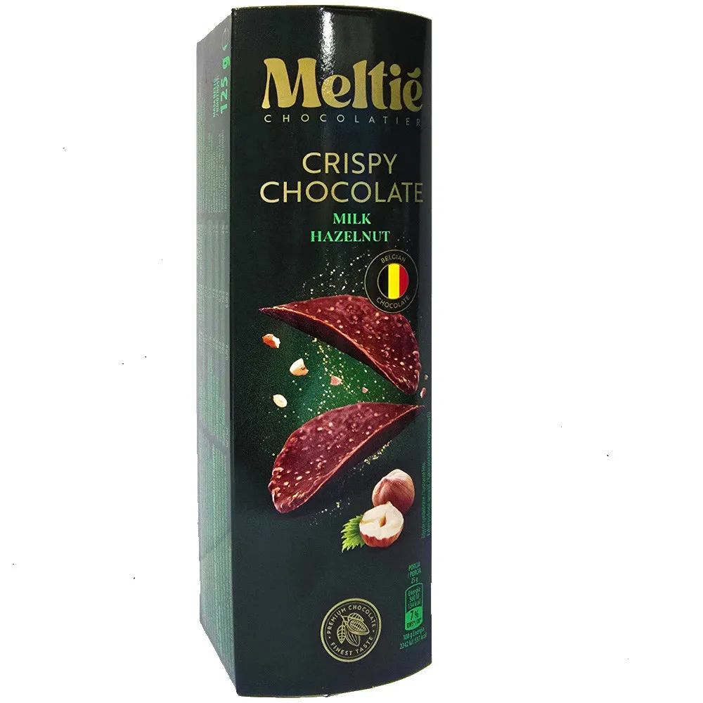 Чипси Meltie шоколадні Milk Hazelnut 125гр  арт. 08678 