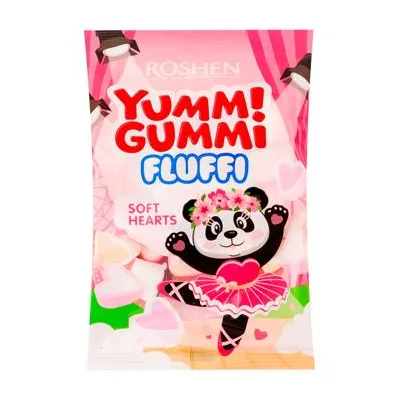 Маршмелоу Yummi Gummi Fluffi Soft Hearts 65гр  арт. 10587