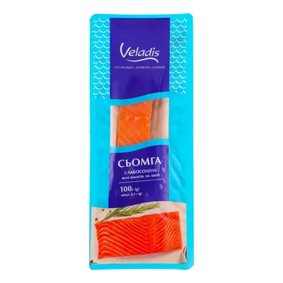 Сьомга Veladis с/с філе 100гр  арт. 04967