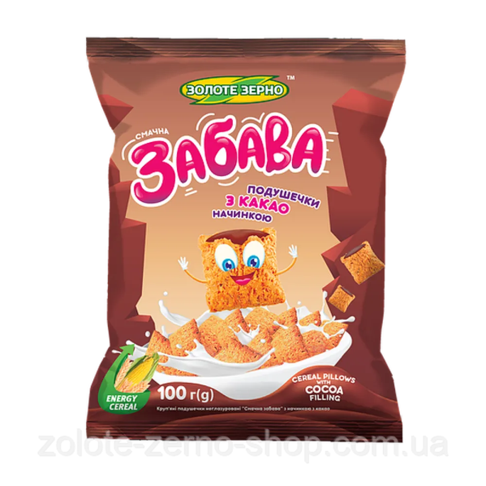 Подушечки Забава какао 100гр  арт. 02712 