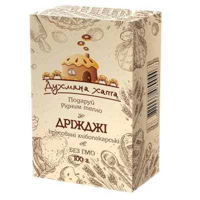 Дріжджі Духмяна хата пресовані 100гр  арт. 08853