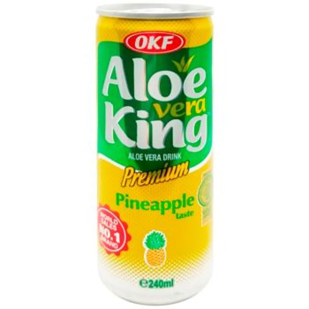 Негаз.напій OKF Aloe Vera King ананас з/б 0,24л  арт. 10703 