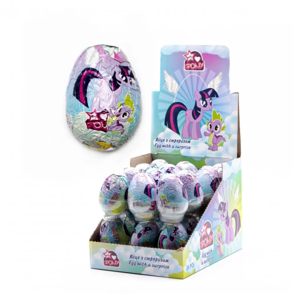 Яйце з сюрпризом Pony шок. 25гр  арт. 08369 