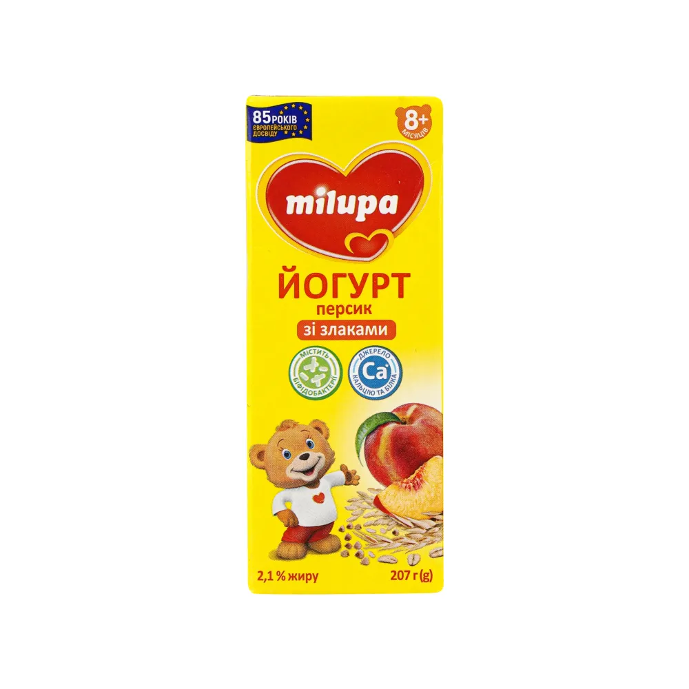 Йогурт Milupa перс-злаки 207гр  арт. 07797 