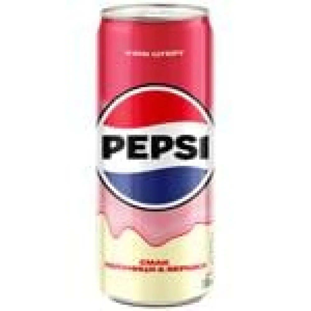 Напій газований Pepsi Полуниця-вершки з/б 0,33л  арт. 10816 