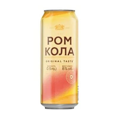 Напій слабоалкогольний Ром кола з/б 0,5л  арт. 01922