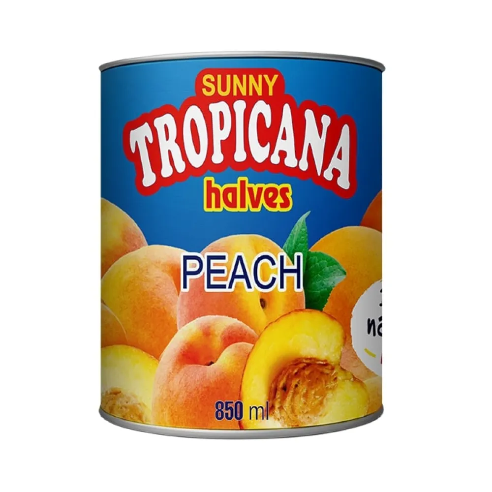 Персик Sunny Tropicana половинки в сиропі 850мл  арт. 10381 