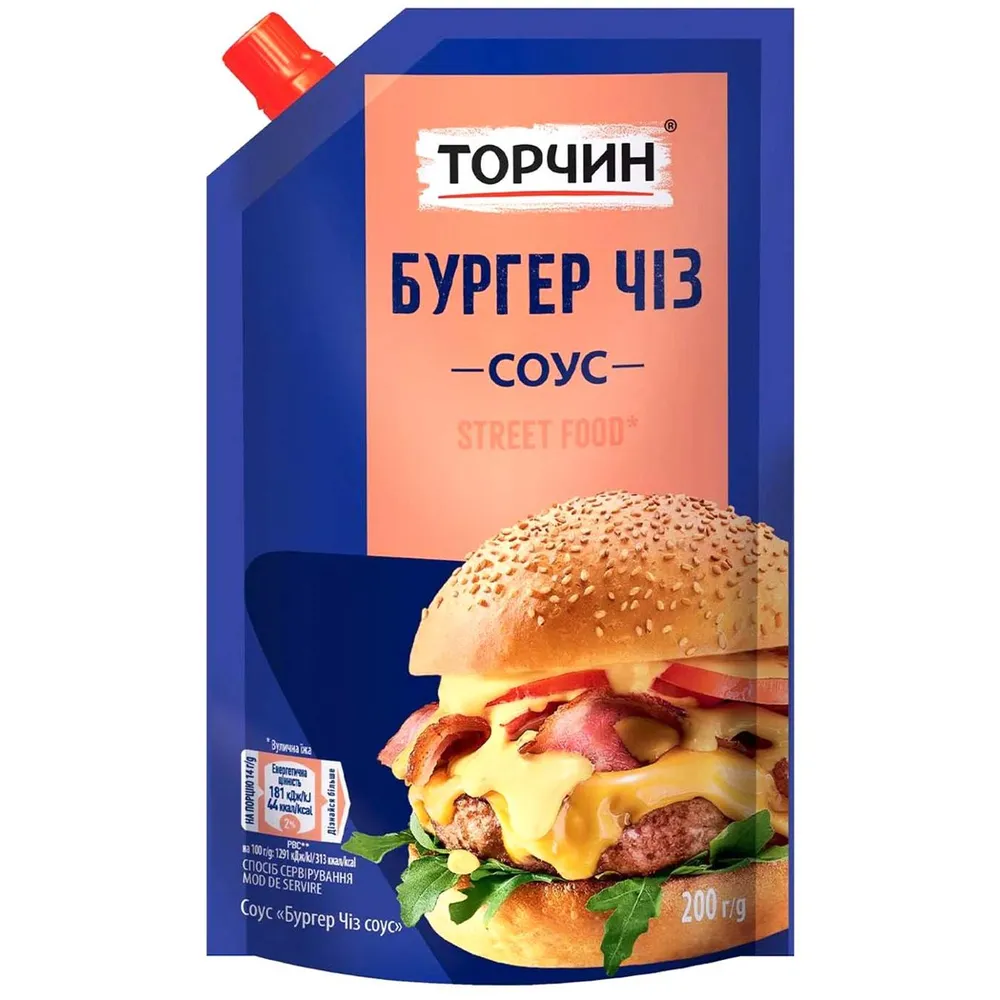 Соус Торчин Бургер Чіз 200гр  арт. 10659 