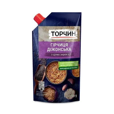 Приправа Гірчиця Торчин Діжонська 130гр  арт. 10985