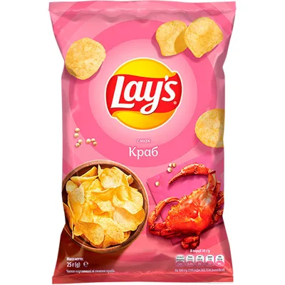Чипси Lay's Краб 25гр  арт. 06586