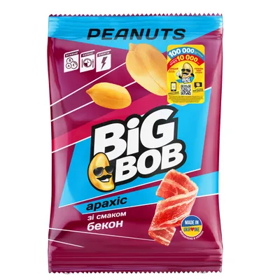 Арахіс Big Bob Бекон 120гр  арт. 00587