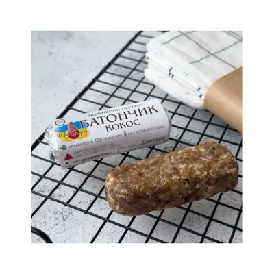 Батончик Grapes Кокос-вол.горіх б/ц 50гр  арт. 08495