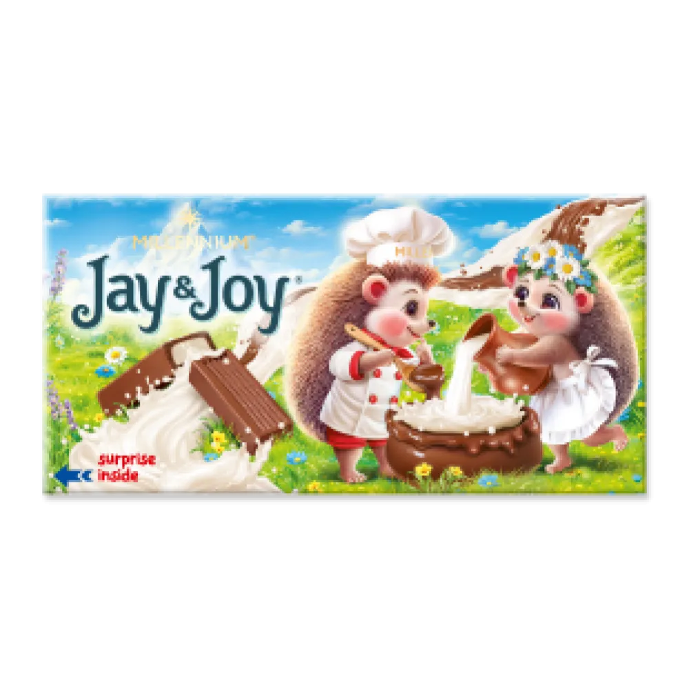 Шоколад Millennium Jay&Joy 100гр  арт. 08031 