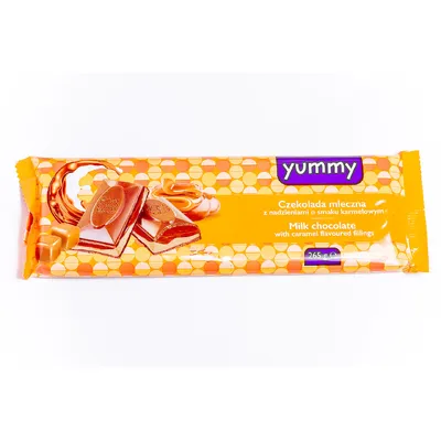 Шоколад Yummy Карамель 260гр  арт. 08554