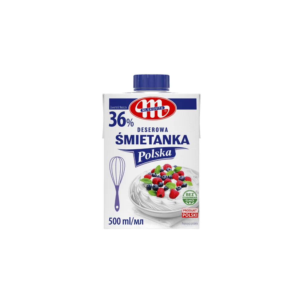 Вершки Mlekovita 36% 500гр  арт. 07432 