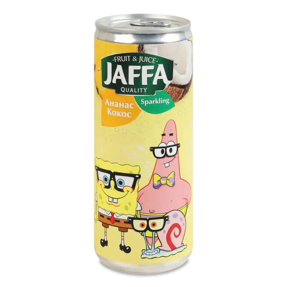 Напій газований Jaffa Sparkling Can Ананас-Кокос 0,25л  арт. 11033 