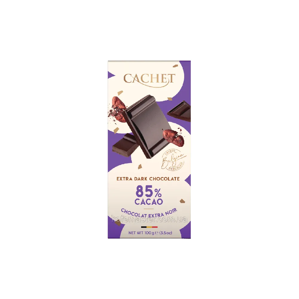Шоколад Cachet 85% 100гр  арт. 05417 
