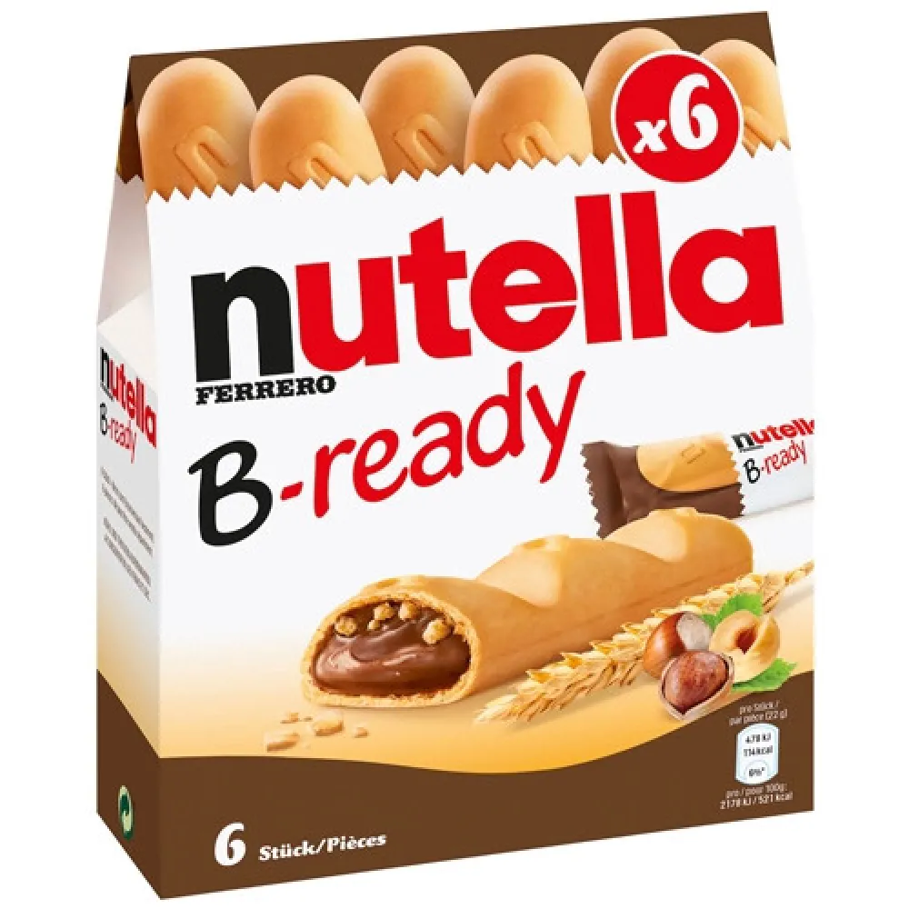 Печиво Ferrero з горіховою пастою Nutella 132гр  арт. 05305 