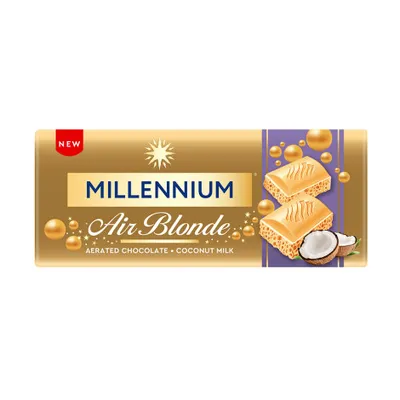 Шоколад Millennium Air blond кокос 85гр  арт. 03926
