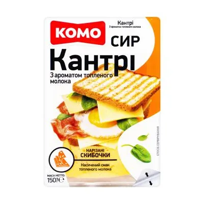 Сир Комо Кантрі слайс 150гр  арт. 06514