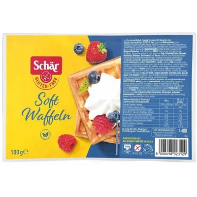 Вафля Schar Soft Waffeln б/гл 100гр  арт. 08583