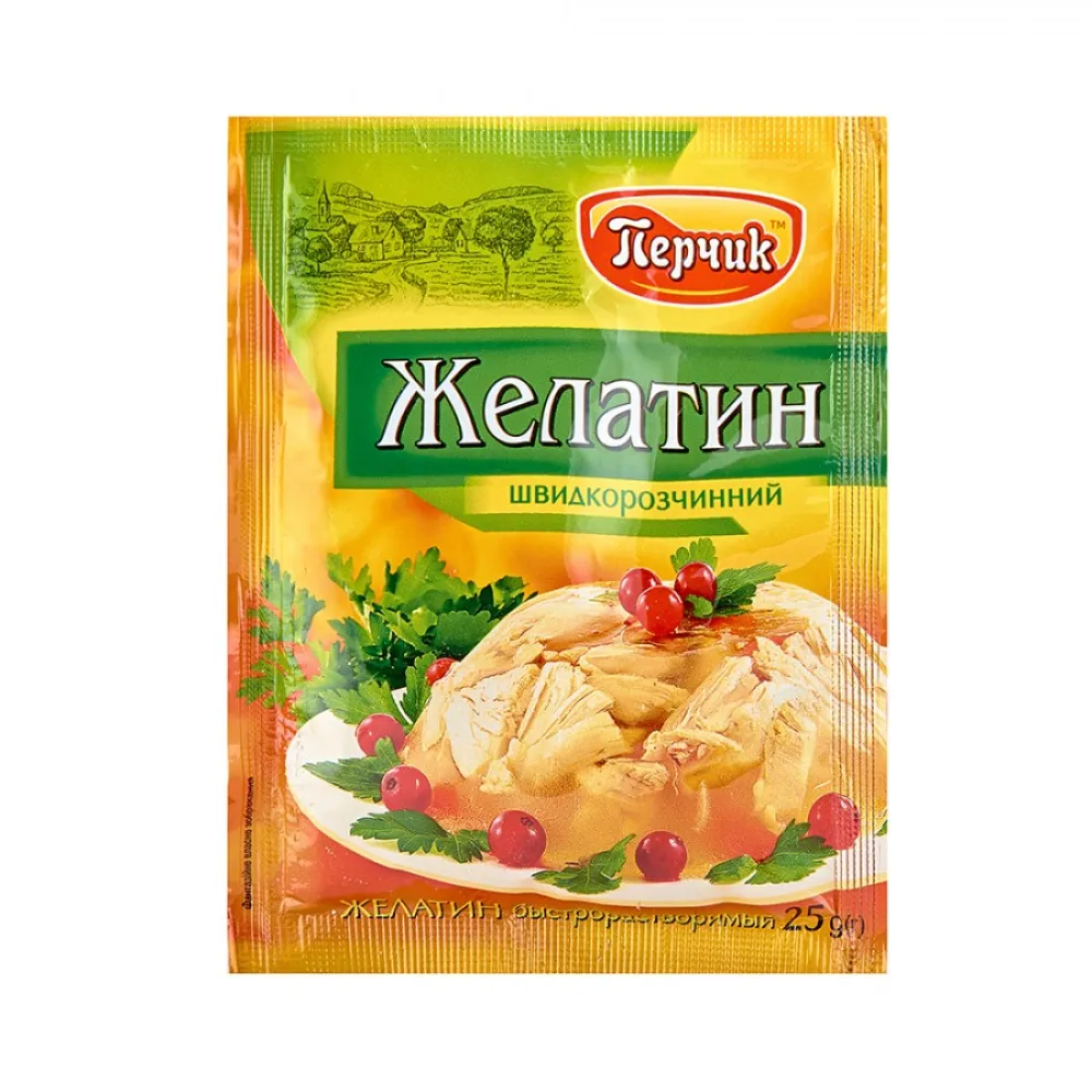 Приправа Желатин Перчик 25гр  арт. 02209 