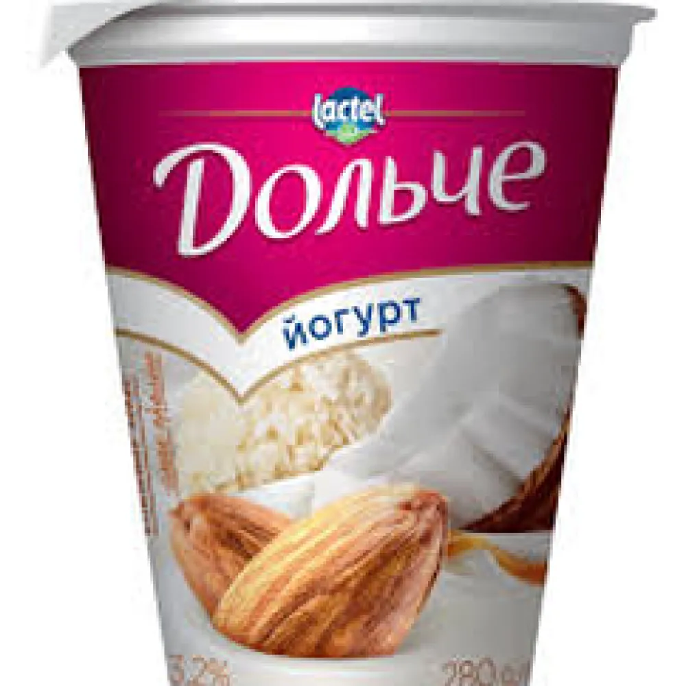 Йогурт Дольче Мигдаль-кокос 280гр  арт. 06681 