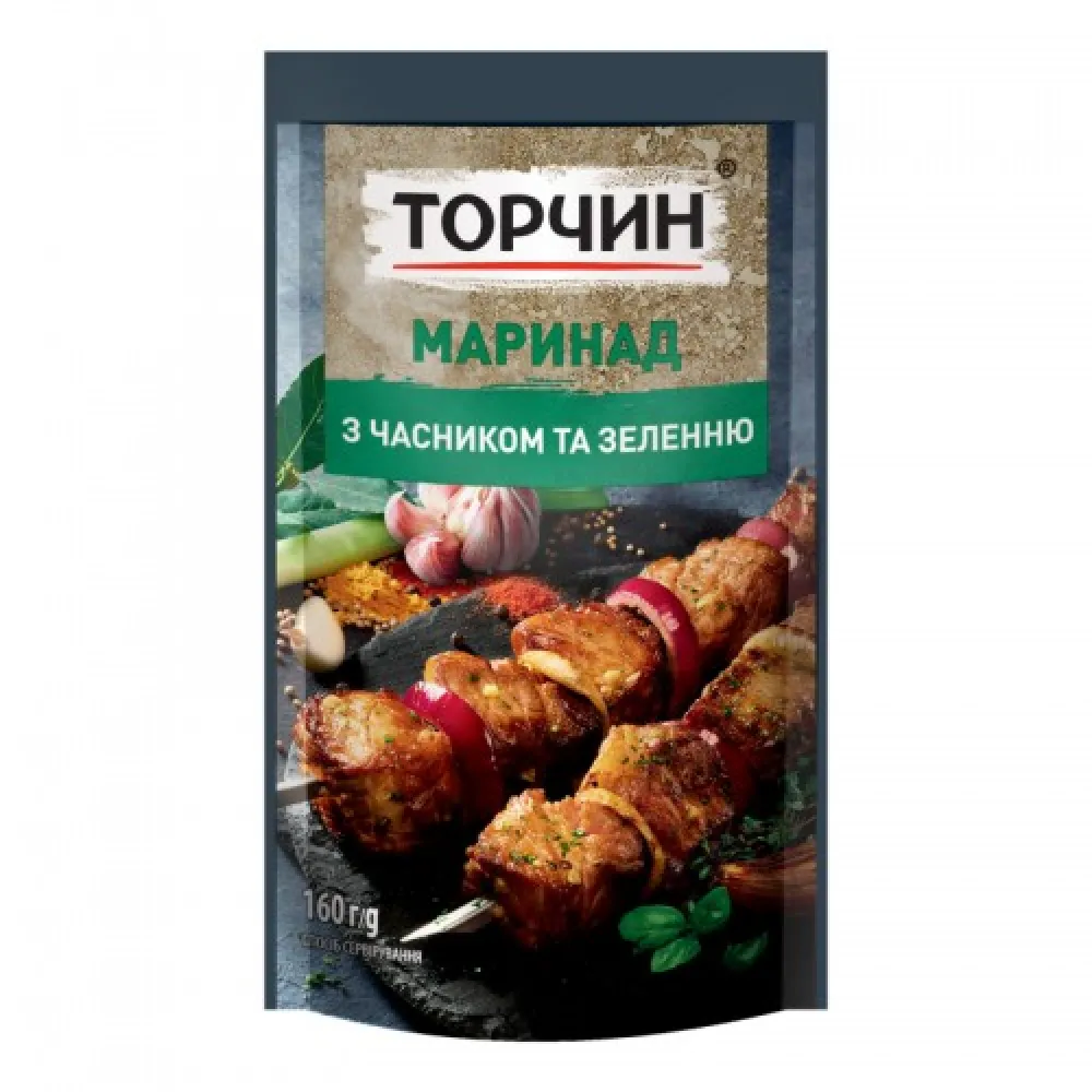 Маринад Торчин Часник-зелень 160гр  арт. 09375 