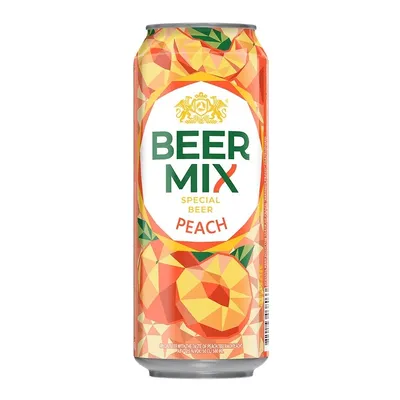 Пиво Beer Mix Персик з/б 0,5л  арт. 07924