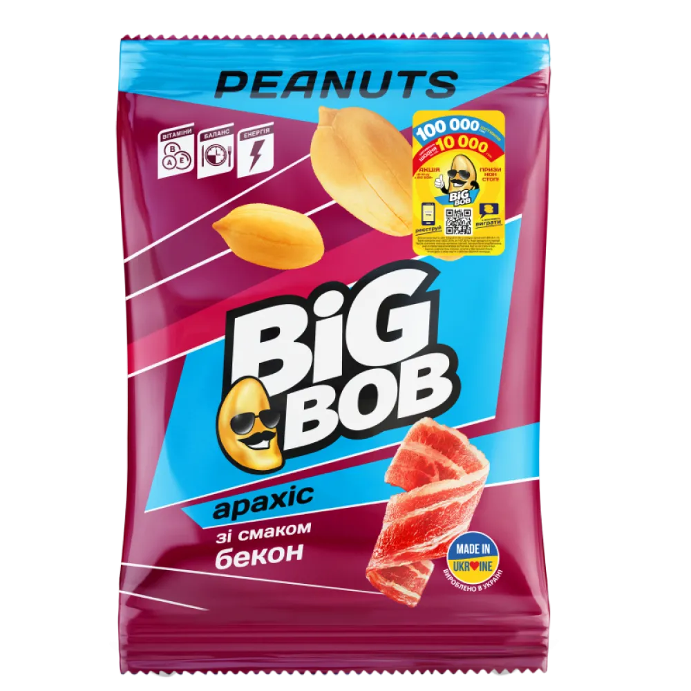 Арахіс Big Bob Бекон 120гр  арт. 00587 