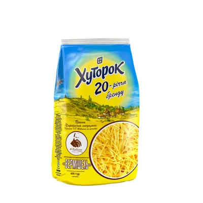 Макарони Хуторок Вермішель 400гр  арт. 08257