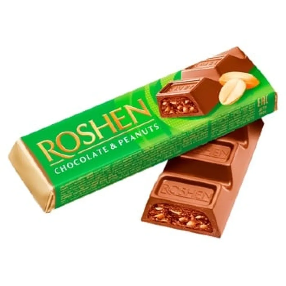 Батончик Roshen Молочно-шокол. 38гр  арт. 03894 