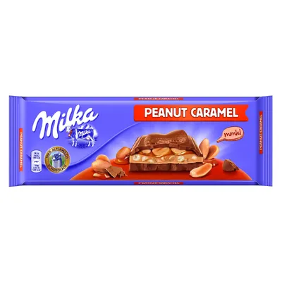 Шоколад Milka Peanut Caramel 300гр  арт. 08596