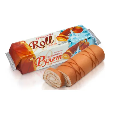 Рулет ХБФ Крем-молоко 290гр  арт. 08393
