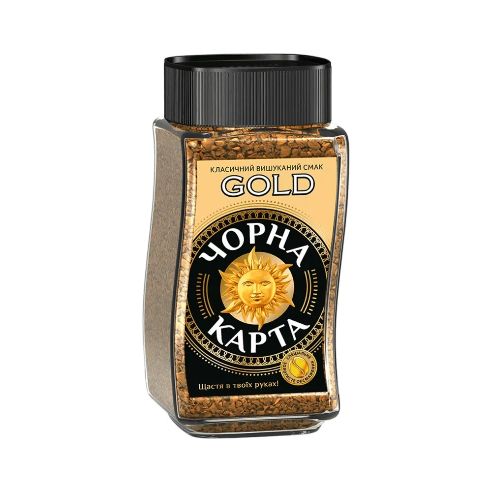 Кава розч. Чорна карта Gold 95гр  арт. 06884 