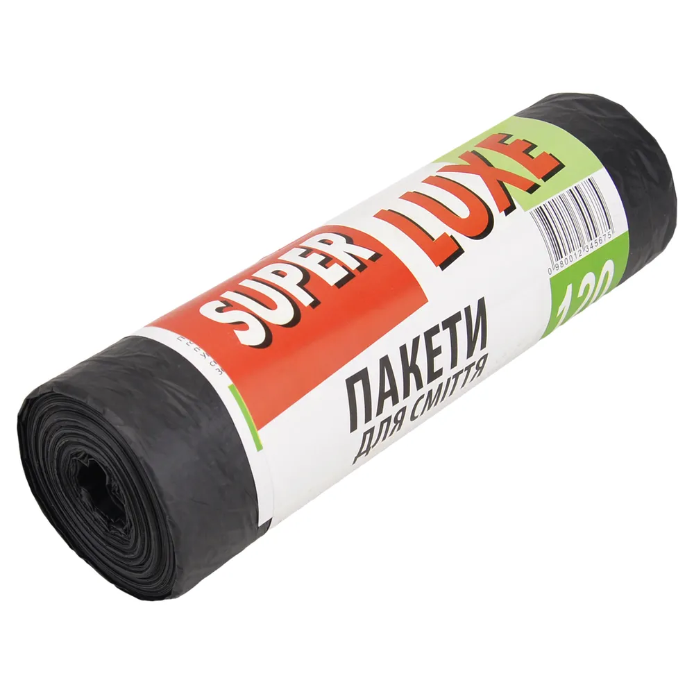 Пакет для сміття Super Luxer 120л 10шт  арт. 06973 