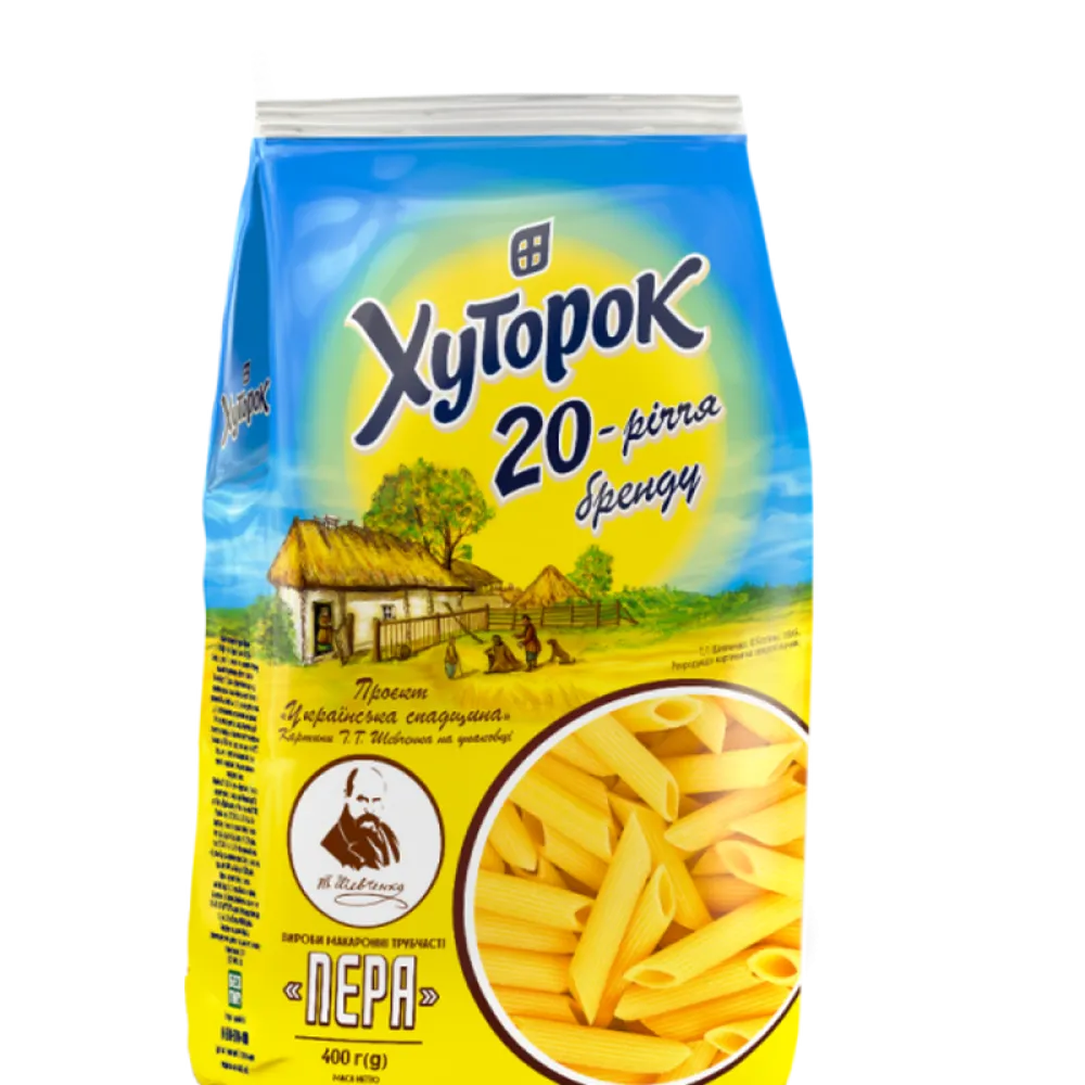 Макарони Хуторок Пера 400гр  арт. 05369 